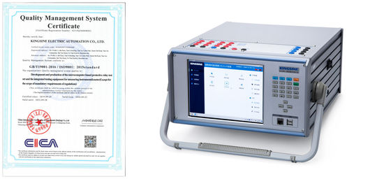 Relais KINGSINE K2030i, das Kit Three Phase Protection Relay-Test prüft